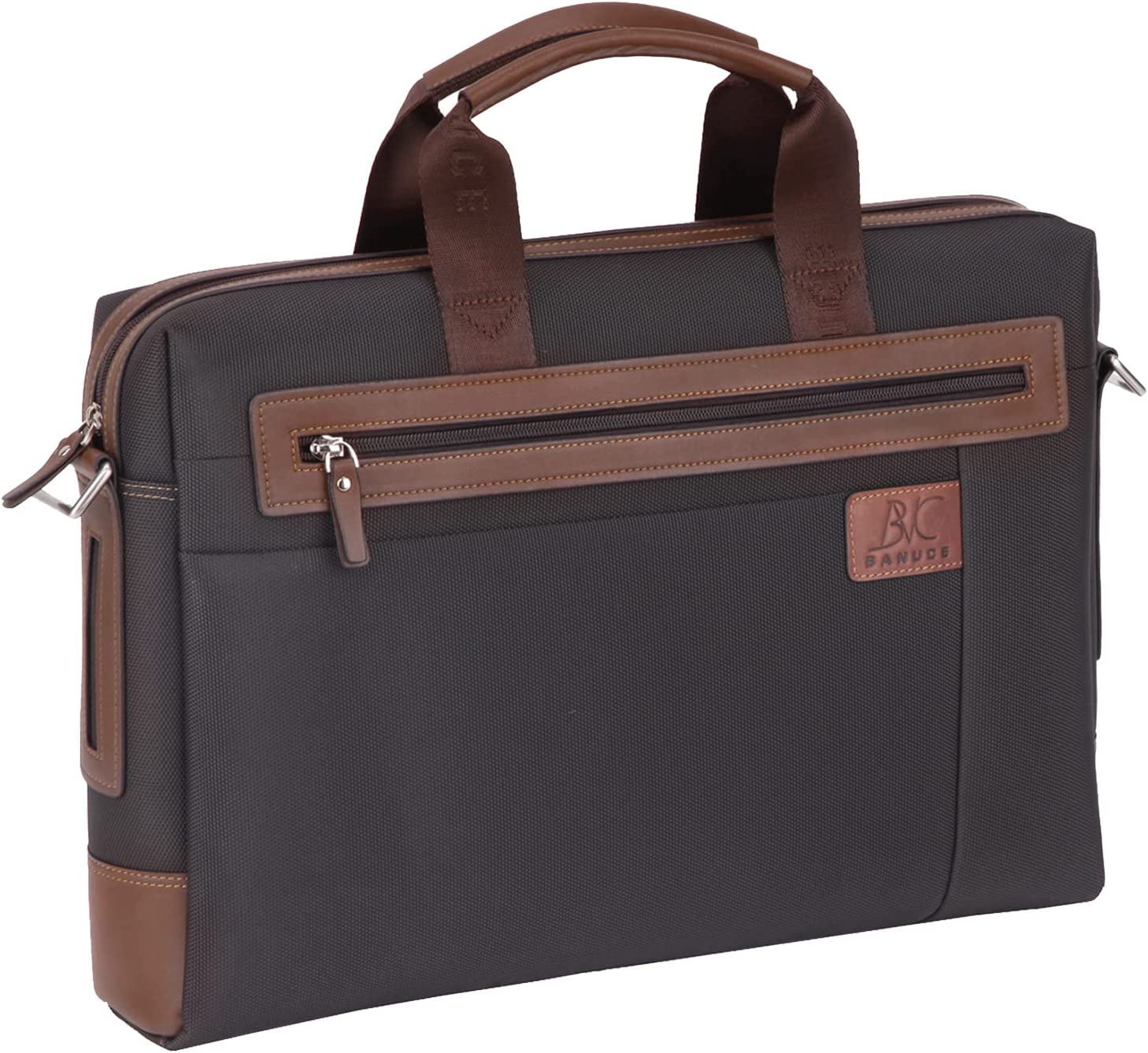 230816032221404_1 Banuce Waterproof Nylon Briefcase for Men Business Travel 14 Inch Laptop Messenger Bags Satchel Work Bag - Image 1